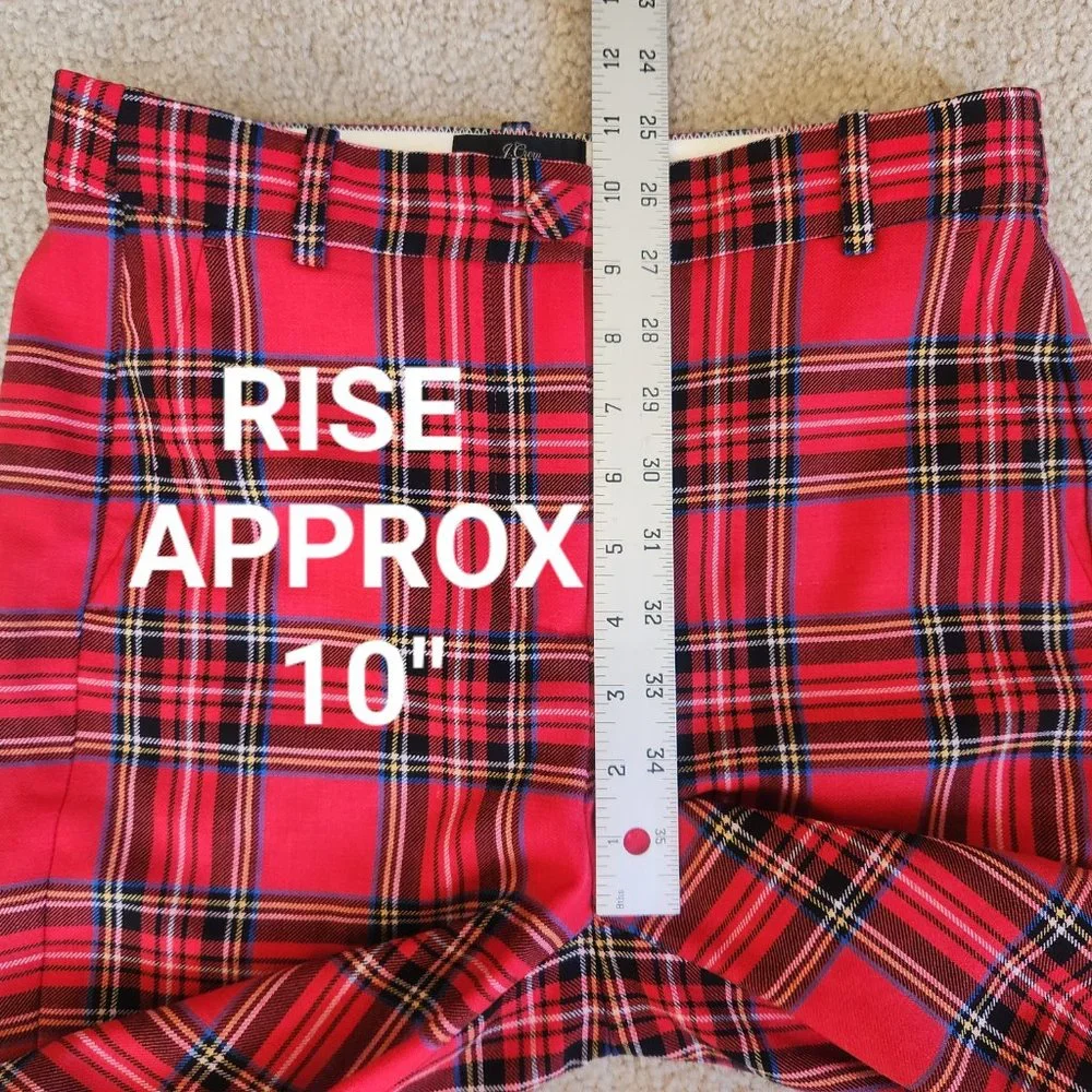 NEW Tartan Plaid Pants-- Cameron cut